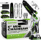Gardtech Mini Kettensäge mit Akku 6 Zoll Mini Kettensäge Elektro mit Sicherheitsschloss 2 Akku 4000mAh Handkettensäges für Gartenscheren Astschere Holzschneidenz