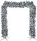 Samuel ALEXANDER 8ft (2.55m) Double Door Artificial Snow Flocked Christmas Tree Arch in Green with 2000 Tips