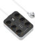 Steckdosenleiste 6-Fach mit USB (3 USB-A 3 USB-C) Mehrfachsteckdose Wandmontage, Steckdose mit Schalter und 2M Verlängerungskabel Überspannungsschutz Steckdose, Schwarz