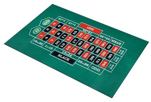 Cubierta de fieltro para mesa de blackjack y ruleta, almohadilla de póquer de doble cara, alfombrilla antideslizante suave para cartas de póquer, juegos de blackjack y ruleta (estilo 2)