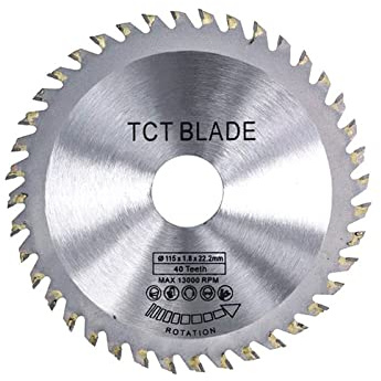 Circular saw, 1pc Wood Saw Blade 115mm Angle Grinder Saw Disc Carbide Tipped Cutting Disc Circular Saw Blade