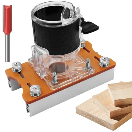 Localizzatore di macchine per intaglio per falegnameria | Strumento di manuale regolabile portatile 2 in 1 base per router compatta, per lavori di riparazione domestica, lavori di