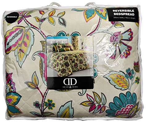 Dreams & Drapes - Marinelli - Easy Care Bedspread - 229cm X 195cm | Teal