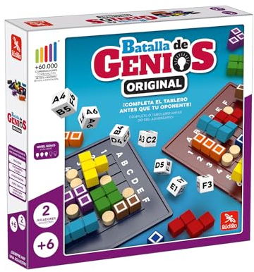 Ludilo - Batalla De Genios Original | Juegos De Mesa Niños 6 Años O Más | Juegos De Mesa Niños Y Adultos | Juguetes 6 Años De 2 Jugadores | Rompecabezas Adultos con Mas De 60.000 Combinaciones