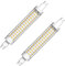 Bonlux 15W Lampadina R7S 118mm a LED Lineare Bianco Calda 3000k, Non-Dimmerabile J118 Slim Doppio Effeto Equivalenti 125W 120W Lampada Alogena Lineare AC 220-240V 1300LM 360 Gradi (pacco da 2)