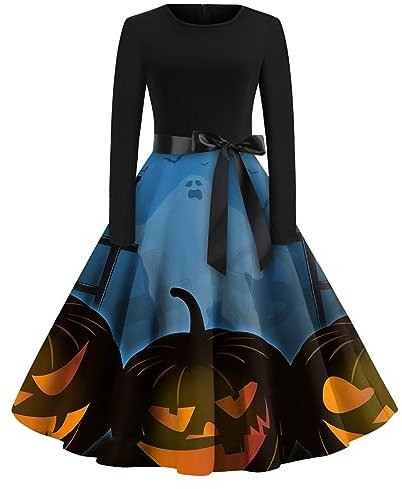 Generisch Deals Renaissance Kleid Damen Renaissance Faschingskostüme Party Kleidung Gesmokte Hexenkleid mit Kapuze Gesmokte Maxi Deals