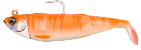 Savage Gear Cutbait sill gummifisk, 8 färger, fiskbeten i saltvatten för helande spöda och torsk, 270 g och 460 g, havsskugga, jiggbete (Atomic Shad, 270 g)