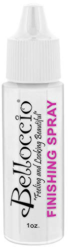Belloccio Airbrush Makeup Finishing Spray & Setting Mist, 1 oz. Bottle - Long Lasting, Prevents Smudging and Fading - Sets Cosmetic Foundations, Concealers & Blushes