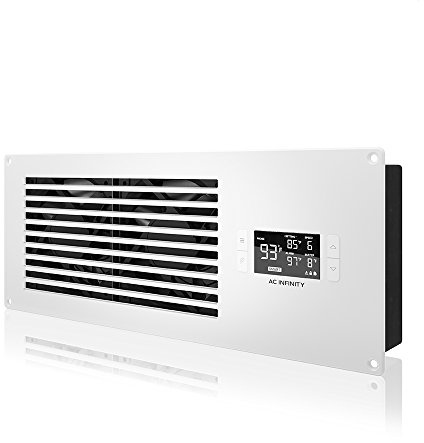 AC infinity Airframe T7 bianco, high-airflow ventola di raffreddamento sistema di scarico 40,6 cm flusso d' aria, per dispositivi AV stanze, armadi, e recinzioni