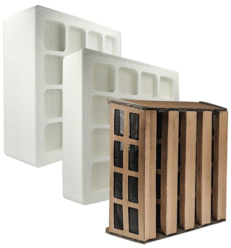 vhbw 3-delat filterset kompatibel med IQAir HealthPro 250 luftrenare – HEPA-filter, förfilter, gas- och luktfilter