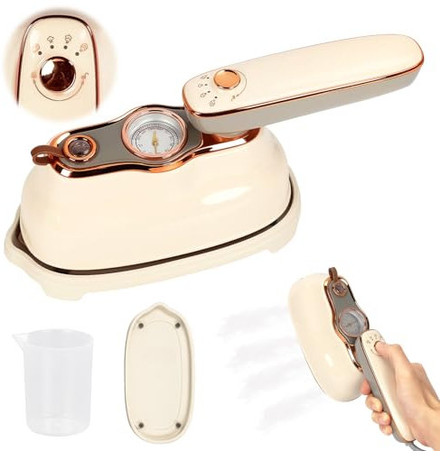 Ferro da Stiro Portatile da Viaggio Senza Filo, Mini Ferro da Stiro da Viaggio da Stiro Portatile da Sarta Riscaldamento Rapido di 20S, Stiratura a Secco e a Umido