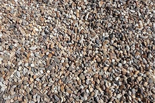 Der Naturstein Garten Alwe Rheinkies 16-32 mm - Ghiaia decorativa colorata per giardino e stagno, naturalmente arrotondata, antigelo e senza sostanze chimiche, 25 kg