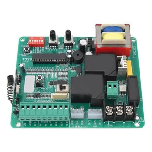 BPQiang Placa de control de circuito, placa de apertura automática de puerta, placa electrónica principal para motor de puerta corredera de 220 V