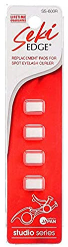 Seki EDGE SS-600R | Made in Japan | Ersatzpads für SS-600 Spot Wimpernzange | Silikon | 10 mm | Präzise Passform für Spot Eyelash Curler