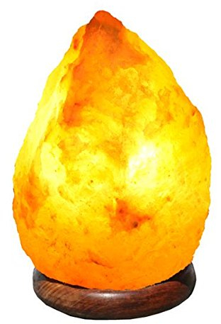 NaturGut Salzleuchte naturell Kristallsalzleuchte, Salzlampe 3-6 kg