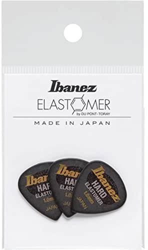 Ibanez BEL16HD10S-HBK PICK ELASTOMER, Set da 3 pezzi, colore: Nero