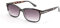 WANWAN Vintage Quadratische Sonnenbrille Lesebrille für Damen Herren Leser mit Federscharnieren, grau