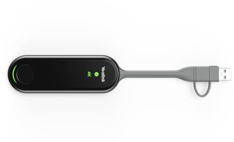 YeaLink WPP30 USB Type-C 4K Wireless Presentation Pod, Black (1303112)