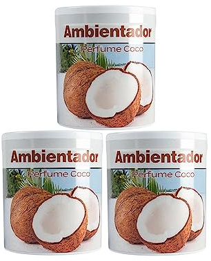 PLUS HOME ambientador de Gel Larga duración, frescor para la casa,habitación,Armario,etc,Coco