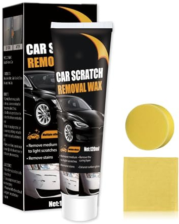 IPNSDON Kit per la riparazione dei graffi profondi, polish auto rimuovi graffi,kit per la riparazione dei graffi dell'auto, pasta per la riparazione antigraffio (120ml)