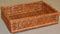 Hansen Korb - Rechteckiger Regalkorb aus Weide, Braun, 60x40x10 cm