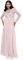 Maya Deluxe Maya Berry Embellished Halter Neck Maxi Dress Robe de Demoiselle d'honneur, Rose givré., 52