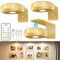 WILLED Luce Per Quadri Senza Filo Ricaricabile, Faretto per Quadri a Batteria, 3 Temperature Di Colore, Quadri Lampada, Applique Quadro Luci per Esposizione Pittura Vetrina