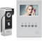 ANJIELO SMART Sistema de timbre de puerta de teléfono con cable TFT a color TFT de 4.3 pulgadas, cámara HD, visión nocturna, monitoreo, desbloqueo de soporte, intercomunicador de doble vía para villa