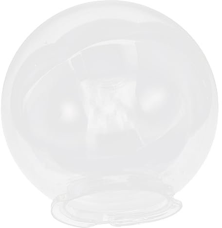 KONTONTY Pantalla de lámpara de bola transparente para linterna de jardín cubierta de luz de repuesto para diferentes bombillas de pie y lámpara de pared iluminación decorativa al aire libre