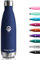Trinkflasche 750ml, Thermosflasche Kohlensäure Geeignet, Isolierflasche BPA-Frei Auslaufsicher, Vakuum Thermosflasche, Wassflasche Edelstahl für Sport, Erwachsener, Kinder, Fussball, Uni, Reisen