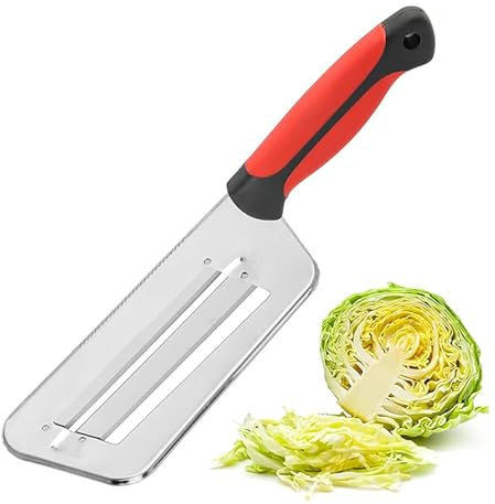 Multifunzionale taglierina per verdure 2025 in acciaio inox a doppio strato affettatrice per cavoli trinciatrice in acciaio inox taglierina per verdure