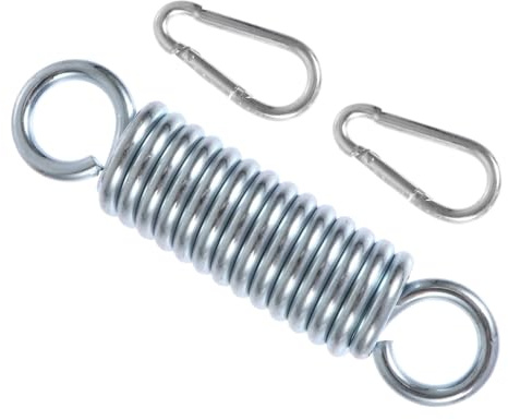 GARIOUANS Ressort de Suspension Acier Inoxydable pour Fauteuil Suspendu Extérieur Kit avec Crochet Rotatif et Résistant pour Hamac et Chaise à Bascule