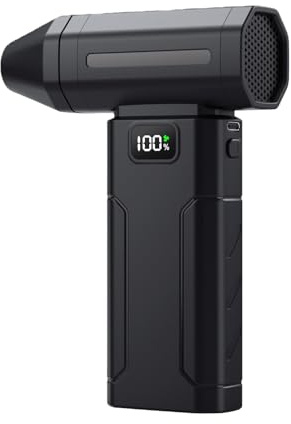 Krmoau Soplador De Aire para Polvo,Ventilador para Limpieza De Polvo 6000mAh Recargable | Soplador de Aire Electrónico de Mano - para Oficina Apartamento Electrónicos Coche Armarios