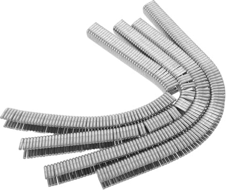 Homoyoyo 4400pezzi Clip Forma di U per Salsicce Accessori per Produzione Salsicce Clip di Fissaggio in Alluminio Sigillatrice per Carne per Involtini per Legare U in Alluminio