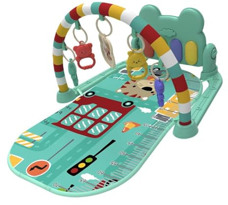 Gymmatta för spädbarn, Gymmatta för spädbarn Tidig pedagogisk | Tidig pedagogisk pianospelmatta Färgglada spädbarnsmusikklaviatur Aktivitetsgym för hemmets barnkamm