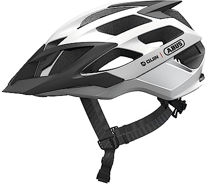 ABUS MOVENTOR Quin Fahrradhelm, Weiß (Polar White), M