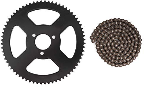 Mini Chaînes de Moto, Chaîne 25H, 144 Maillons, Pignon D'arbre 2 Temps pour Mini Moto électrique, Vélo de Poche, VTT, Accessoires Quad
