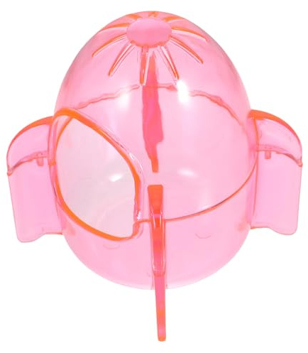 BESPORTBLE Bañera para Hámster Rosa, Plástico, Compacta y Práctica