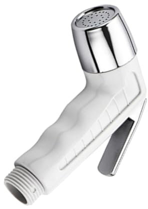 HOMSFOU Rociador De Bidé Para Asiento De Inodoro Presurizado, Blanco, Ahorro De Agua, Duradero, Uso Doméstico,