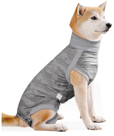 Geavonyg Traje De Recuperación para Mascotas Perros Después Cirugías Protege Área Abdominal Características Apertura Personalizada Machos Body Quirúrgico