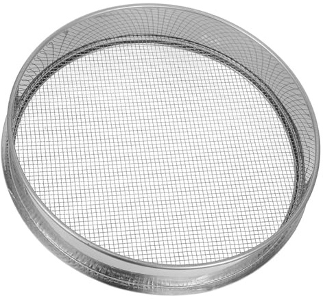 VICASKY Tamis à Terre Jardin Acier Inoxydable Maille Large pour Compost Sable Gravier Outil de Tamissage Robuste pour Jardinage et Bonsaï