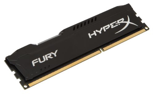 HyperX FURY HX316C10FB/4, Computer Memory, DDR3, 4 GB, 1600M Hz, CL10, 240-Pin Unbuffered, Black