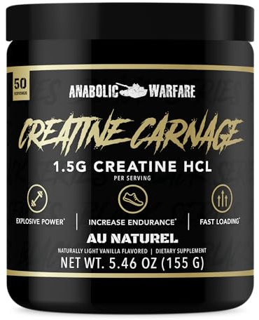 Creatine Carnage, Creatine HCL, Supports Optimal Strength, Endurance, Muscle Mass, and Fast Loading*