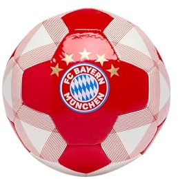 FC Bayern München Mini-Fußball Rot/Weiß | Größe 1 I Spielball