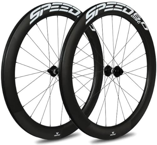 Veltec Unisex – Erwachsene Laufradsatz Speed 6.0 21mm SR Disc XDR 12x100/12x142, schwarz/weiß, 622-21