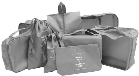 BESPORTBLE Reiseaufbewahrungsbeutel Kleiderbeutel Schuhbeutel Gepäckwäschebeutel für Reisen Camping Urlaub Wandern Alltag Kleidung Kosmetik Schuhe Toilettenartikel