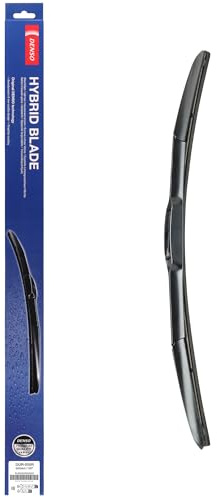 DENSO Hybrid Front Window Wiper Blade DUR050R - 500mm - Premium Graphine Coated All Season Replacement Windscreen Wipers - OEM Reference: 61610039699 - U-Hook Arm - RHD