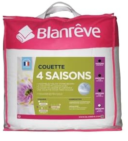 Blanreve Couette 4 Saisons - 240 x 260 cm - Blanc