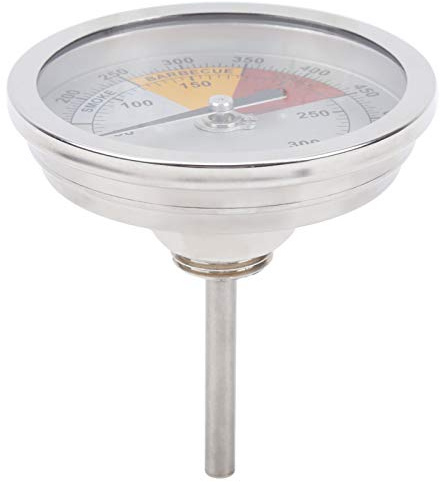 Ugnstermometer för grill 0-300 ℃ 1 / 2in NPT rostfritt stålgrilltermometer Ugntemperaturmätare Köksmaterial Grillmattermometer