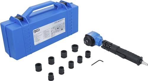 BGS 74348 | Pistola neumática de impacto | juego de llaves de vaso de impacto y en ángulo | 12,5 mm (1/2) | 650 Nm | 10 piezas